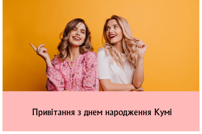 Привітання з днем народження Кумі