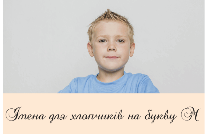 Імена для хлопчиків на букву М